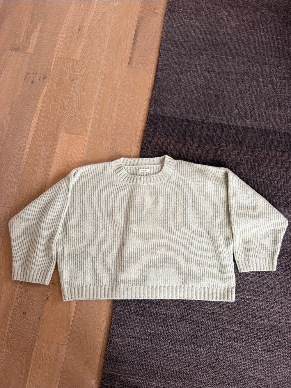 James Street Co. Blake Sweater in Soft Sage - Picture 3 of 4